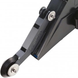 Delko Zunder Drywall Banjo Taping Tool with Reversible Inside Corner Roller Wheel - Dual Right/Left Hand Operation