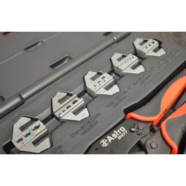 Astro Pneumatic Tool 9477 7-Piece Professional Quick Interchangeable Ratchet Crimping Tool Set