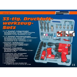 Mannesmann Pneumatic Air Tool Kit (33 Pieces)