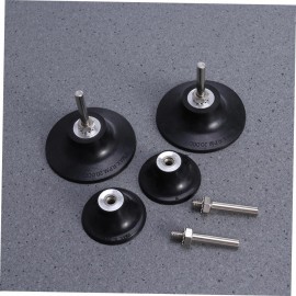 DOITOOL 20 Pcs Wheel Pad Holder Accessories Sander Tool Cd Holder Power Drill Sander Adapter Rotating Stand Disc Holder for Polishing Disc Pad Holder Disc Holder for Surface Preparation