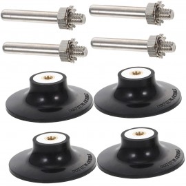 DOITOOL 20 Pcs Wheel Pad Holder Accessories Sander Tool Cd Holder Power Drill Sander Adapter Rotating Stand Disc Holder for Polishing Disc Pad Holder Disc Holder for Surface Preparation