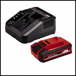 Einhell Power X-Change 18V Cordless Multifunctional Garden Tool With Battery and Charger & Power X-Change 18V, 4.0Ah Lithium-Ion Battery Twin Pack -- 2 x 4,0Ah Batteries Universally