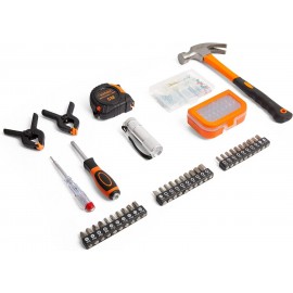 VonHaus Socket & Tool Set, 256 Piece Tool Set with Socket Set, in Heavy Duty Storage Case, Everything You Need for DIY, Workshop & Garage, Spanners, Pliers, Screwdrivers & Grips, 2 Year Warranty