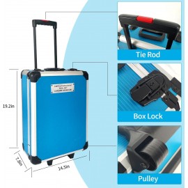 Arcwares 799pcs Aluminum Trolley Case Tool Set Silver, House Repair Kit Set, Household Hand Tool Set, with Tool Belt,Gift on Father's Day, Valentine's Day, Christmas