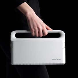 HOTO Manual Screwdriver Tool Kit, Hand Screwdriver Tool Kit, Includes Screwdriver/10 S2-Steel Bits/Spanner/Hammer/Plier/Tape Measure, Hidden Buckle Design