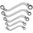 GearWrench 85299 12 Pt. Reversible S Shape Double Box Ratcheting Wrench Set, 5 Pc.