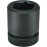 Wright Tool 85828 3-1/2-Inch 6 Point Standard Impact Socket with 2-1/2-Inch Drive