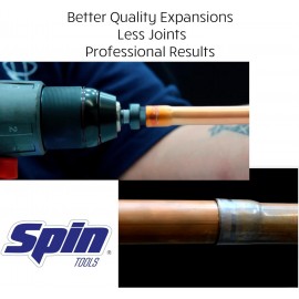 Spin Tools 4000 4-Piece Drill Bit Swaging Tool Set 1/4, 3/8, 1/2, 5/8-Inch