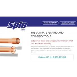 Spin Tools 4000 4-Piece Drill Bit Swaging Tool Set 1/4, 3/8, 1/2, 5/8-Inch