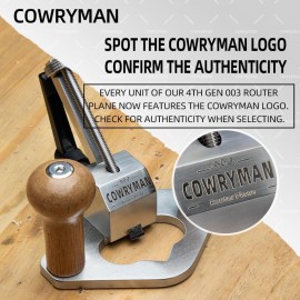 Cowryman Router Plane Handheld Woodworking Tool
