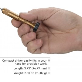 CRKT Hex Bit Driver Roll: Philips and Hex Driver Tools with Magnetic Driver Tip and Leather Roll 9911