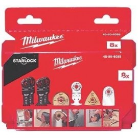 Multi-Material Multi-Tool Accessory KIT, Starlock Fitting, Cuts Multi-Material, 8 in Pack