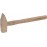 KS Tools BRONZEplus 963.2122 Hand Hammer with Hickory Handle 1600 g American Shape