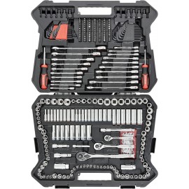 STARWORK True Mechanic™ 303-Piece Mechanics Tool Set and Socket Set, Professional, SAE/Metric