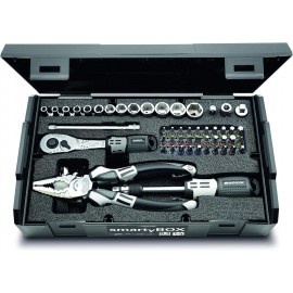 Matador Socket Spanner Set & Bit Set L-Boxx Mini Tool Box Socket Spanner Set 1/4 Inch with Ratchet 61-Piece Tool Box Matador Tool No. 81452115