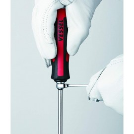 VESSEL MEGADORA Tang-Thru Screwdriver Set 8pcs. 9308EVA (EVA Foam Set/Tang Thru)