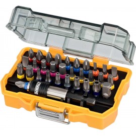 DEWALT Mechanics Tools Kit and Socket Set, 168-Piece (DWMT73803) & DT7969-QZ, 32 Piece XR Professional Magnetic Screwdriver Bit Accessory Set, Yellow