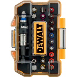 DEWALT Mechanics Tools Kit and Socket Set, 168-Piece (DWMT73803) & DT7969-QZ, 32 Piece XR Professional Magnetic Screwdriver Bit Accessory Set, Yellow