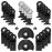 Starlock Oscillating Blades,24Pcs Multi Tool Saw Blades Set,Universal Starlock Blade Wood,Metal Quick Release Multi-Tool Blade Compatible with Bosch,Fein,Makita Oscillating Multitool Accessories