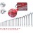 KS Tools 517.0043 CLASSIC Combination spanners set, offset, 21 pcs 6-32mm