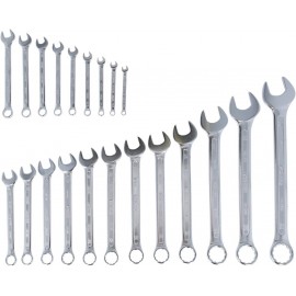KS Tools 517.0043 CLASSIC Combination spanners set, offset, 21 pcs 6-32mm