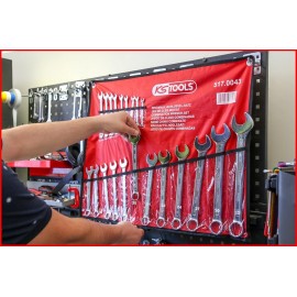 KS Tools 517.0043 CLASSIC Combination spanners set, offset, 21 pcs 6-32mm