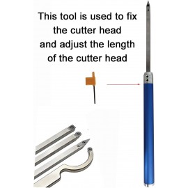 51buyoutgo Wood Turning Tools for Lathe, 4pcs Woodturning Tools Wood Turning Lathe Tools Set Kits, Lathe Tools for Woodturning Large Power Lathe Turning Tools