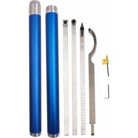 51buyoutgo Wood Turning Tools for Lathe, 4pcs Woodturning Tools Wood Turning Lathe Tools Set Kits, Lathe Tools for Woodturning Large Power Lathe Turning Tools