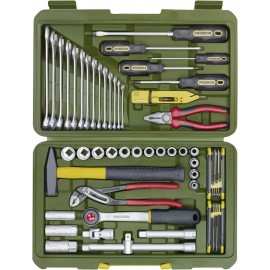 Proxxon 23650 Automotive/Universal Tool Set, 0 V, Multi-Colour, Set of 47 Piece