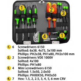 MANUFORE 114pcs Large Hand Tool Sets with Aluminium Box for Home Repair Auto Repair
