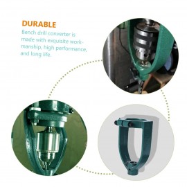 UKCOCO 2pcs Bench Drill Mortise Accessories Mortise Tools Square Tool Chisel Drill Bit Adapter Woodworking Tools Mortise Attachment for Drill Press Taladro Square Hole Milling Iron