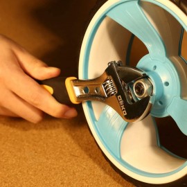 DEKO 228 Piece Socket Wrench Auto Repair Tool Combination Package Mixed Tool Set Hand Tool Kit with Plastic Toolbox Storage Case