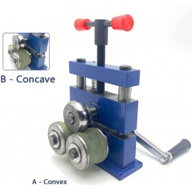 FAcoLL Hand Crank Bending Machine for Bracelet, Ring Bracelet Bending Machine, Multi-Functional Manual Jewelry Rolling Mill Machine Jewelry DIY Tools, Jewelry Making Processing Tools A