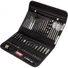 TREND Snappy SNAP/TH2/SET Complete Drill Bit and Tool Set, Black, 60 Pieces & SNAP/HD1/SET Snappy Drill Set - 16 piece, Black