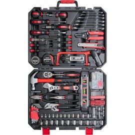 Tool Kit | Staunch 200 Piece Home and Office Tool Set | Complete Starter Tool Kit Set & Organiser Tool Box with Tools Included | General Household Tool Kits for Home with DIY Tools in Tool Case