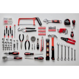 Tool Kit | Staunch 200 Piece Home and Office Tool Set | Complete Starter Tool Kit Set & Organiser Tool Box with Tools Included | General Household Tool Kits for Home with DIY Tools in Tool Case