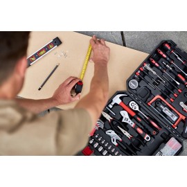 Tool Kit | Staunch 200 Piece Home and Office Tool Set | Complete Starter Tool Kit Set & Organiser Tool Box with Tools Included | General Household Tool Kits for Home with DIY Tools in Tool Case