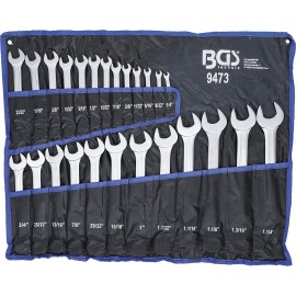 BGS 9473 | Combination Spanner Set | Inch Sizes | 1/4 - 1.1/4 | 25 pcs.