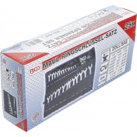 BGS 9473 | Combination Spanner Set | Inch Sizes | 1/4 - 1.1/4 | 25 pcs.