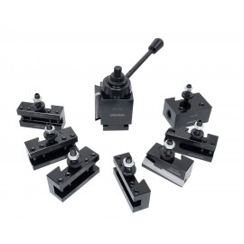 Accusize Industrial Tools 13-18 in Wedge Type Quick Change Tool Post (USA Style) 8 pc CXA, 0251-0338