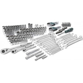SATA 213-Piece 1/4-Inch, 3/8-Inch, 1/2-Inch Drive Three Drawer Mechanic's Tool Set with 72T Ratchets and 107 Sockets- ST09512U