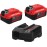 CRAFTSMAN 20-Volt Power Tool Battery 2-Pack, Lithium-ion with Charger (CMCB204-2CK)