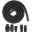 10 Foot Long Dust Collection Power Tool Hose Kit with 5 Fittings/Attachments for Multiple Types/ of Power Tools and Work Shop Vacuums