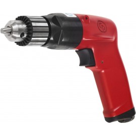Chicago Pneumatic CP1117P60 - Air Power Drill, Hand Drill, Power Tools & Home Improvement, 3/8 Inch (10 mm), Keyed Chuck, Pistol Handle, 1.01 HP / 750 W, Stall Torque 2.5 ft. lbf / 3.4 Nm - 6000 RPM