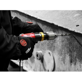Chicago Pneumatic CP1117P60 - Air Power Drill, Hand Drill, Power Tools & Home Improvement, 3/8 Inch (10 mm), Keyed Chuck, Pistol Handle, 1.01 HP / 750 W, Stall Torque 2.5 ft. lbf / 3.4 Nm - 6000 RPM