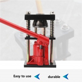 Lfhelper Manual Hydraulic Bottle Jack Hose Crimper 6 Tons 6 Teeth Hose Pressing Hydraulic Clamping Tools Hydraulic Hand Tool For Crimping 0.51”-0.79”(13-20 mm) PVC Rubber Hose