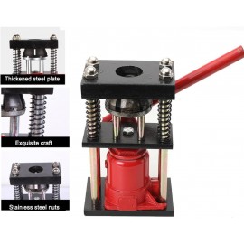 Lfhelper Manual Hydraulic Bottle Jack Hose Crimper 6 Tons 6 Teeth Hose Pressing Hydraulic Clamping Tools Hydraulic Hand Tool For Crimping 0.51”-0.79”(13-20 mm) PVC Rubber Hose