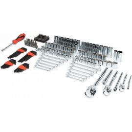 Crescent 229 Piece 1/4, 3/8 & 1/2 Drive Mechanics Hand Tool Set with 3 Drawer Storage Case - CTK229C