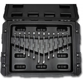 Crescent 229 Piece 1/4, 3/8 & 1/2 Drive Mechanics Hand Tool Set with 3 Drawer Storage Case - CTK229C