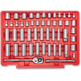 Crescent 229 Piece 1/4, 3/8 & 1/2 Drive Mechanics Hand Tool Set with 3 Drawer Storage Case - CTK229C
